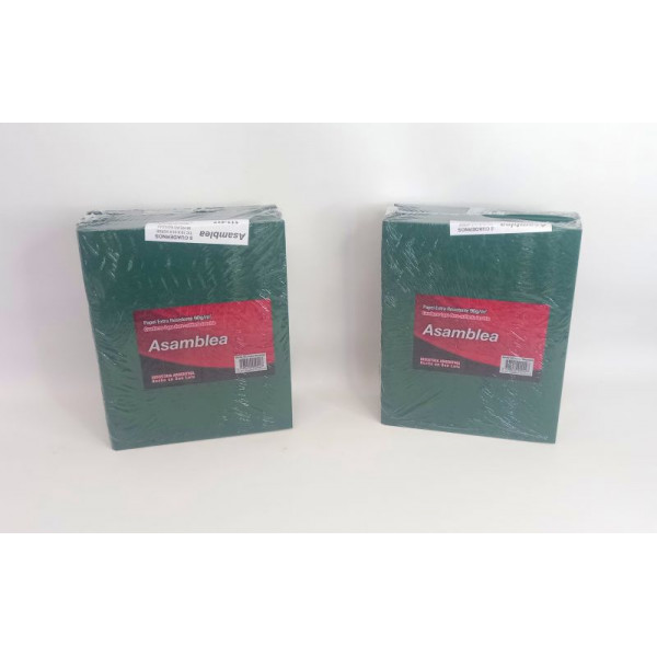 CUADERNO 19X23cm T/D VERDE 100hjs RAYADO 90grs ASAMBLEA