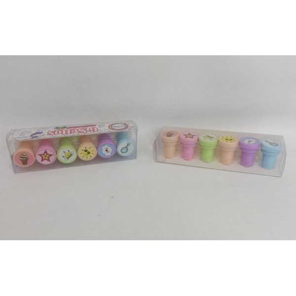 SELLO PRINCESAS X6 EN CAJA 27672