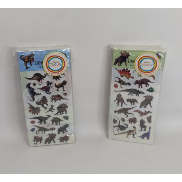 STICKERS GOMA EVA DINOS 28629