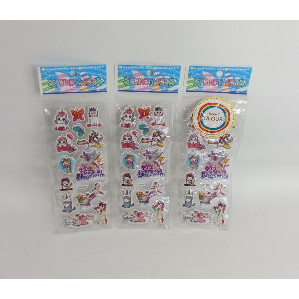 STICKERS POP UP UNICORNIO 28664
