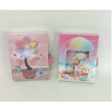 CUADERNO DISEÑOS VARIOS + CANDADO 13X17cm BL9310