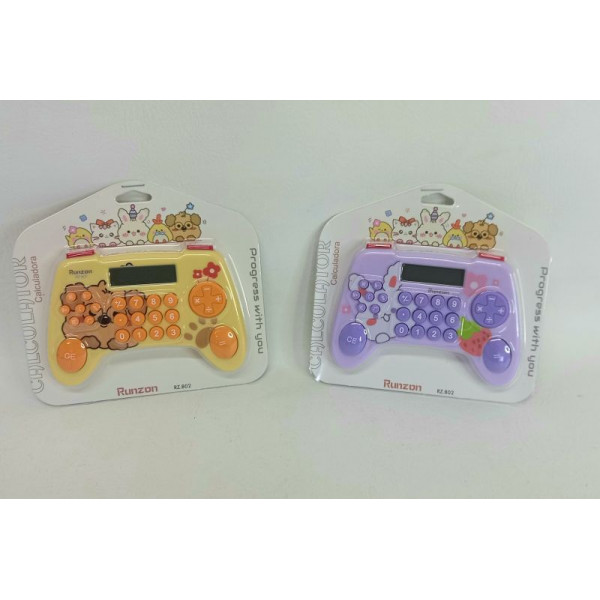 CALCULADORA JOYSTICK COLORES SURTIDOS 12X8cm BL9372
