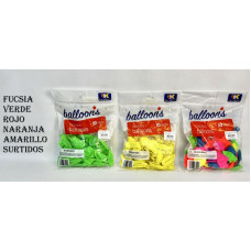 GLOBO 10¨ FLUO X50 POP BALLON