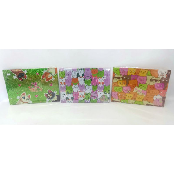 CARPETA N5 CAT WORLD HOLOGLITTER REXON