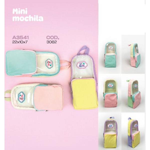 CANOPLA MINI MOCHILA 22X10X7cm 3062 REX