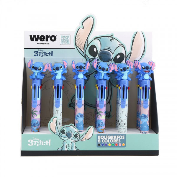 BOLIGRAFO 8 COLORES STICH  WE4277