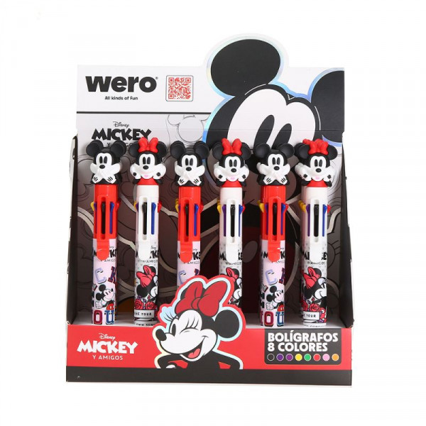 BOLIGRAFO 8 COLORES MICKEY  WE4278