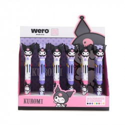 BOLIGRAFO 8 COLORES KUROMI
