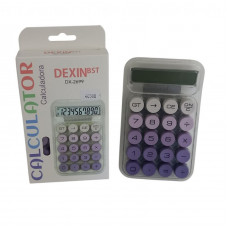 CALCULADORA 10 DIGITOS TRANSPARENTE/COLOR 15X9cm DX-2699 NS410313