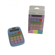 CALCULADORA 10 DIGITOS COLOR PASTEL 16X10cm  NS410311
