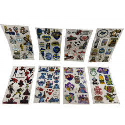 STICKERS SURTIDOS X8 PLANCHAS 12X20cm