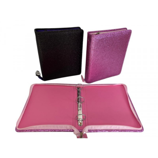 CARPETA ESCOLAR 3X40 BRILLITOS C/CIERRE  0389