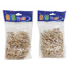 BROCHE MADERA NATURAL 2,5cm X100